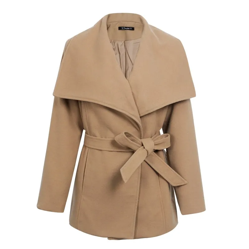 Women's Winter Wool Casual Coat