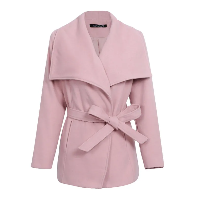 Women's Winter Wool Casual Coat