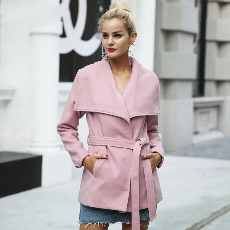 Women's Winter Wool Casual Coat
