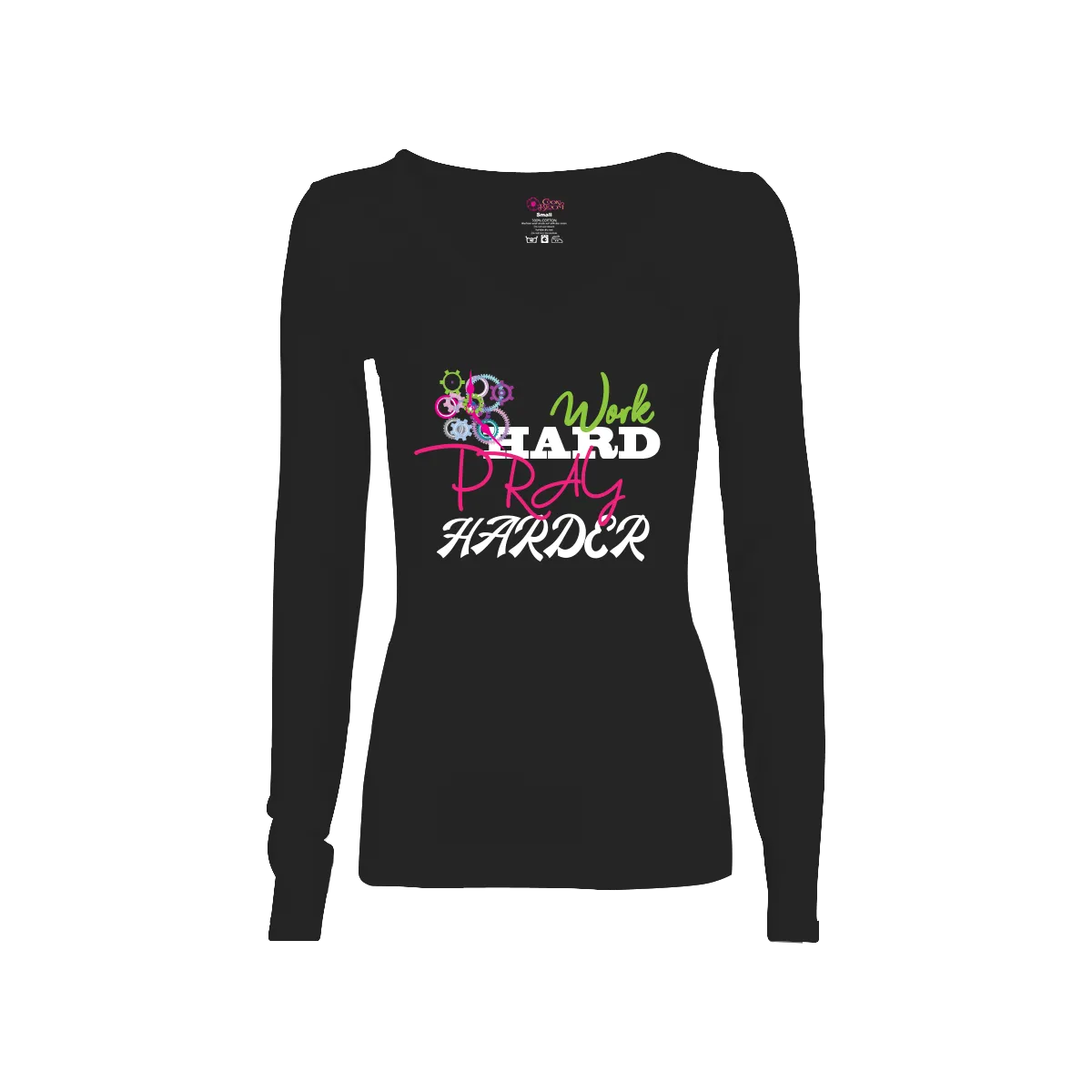 Work Hard Pray Harder Long-Sleeve T-Shirt