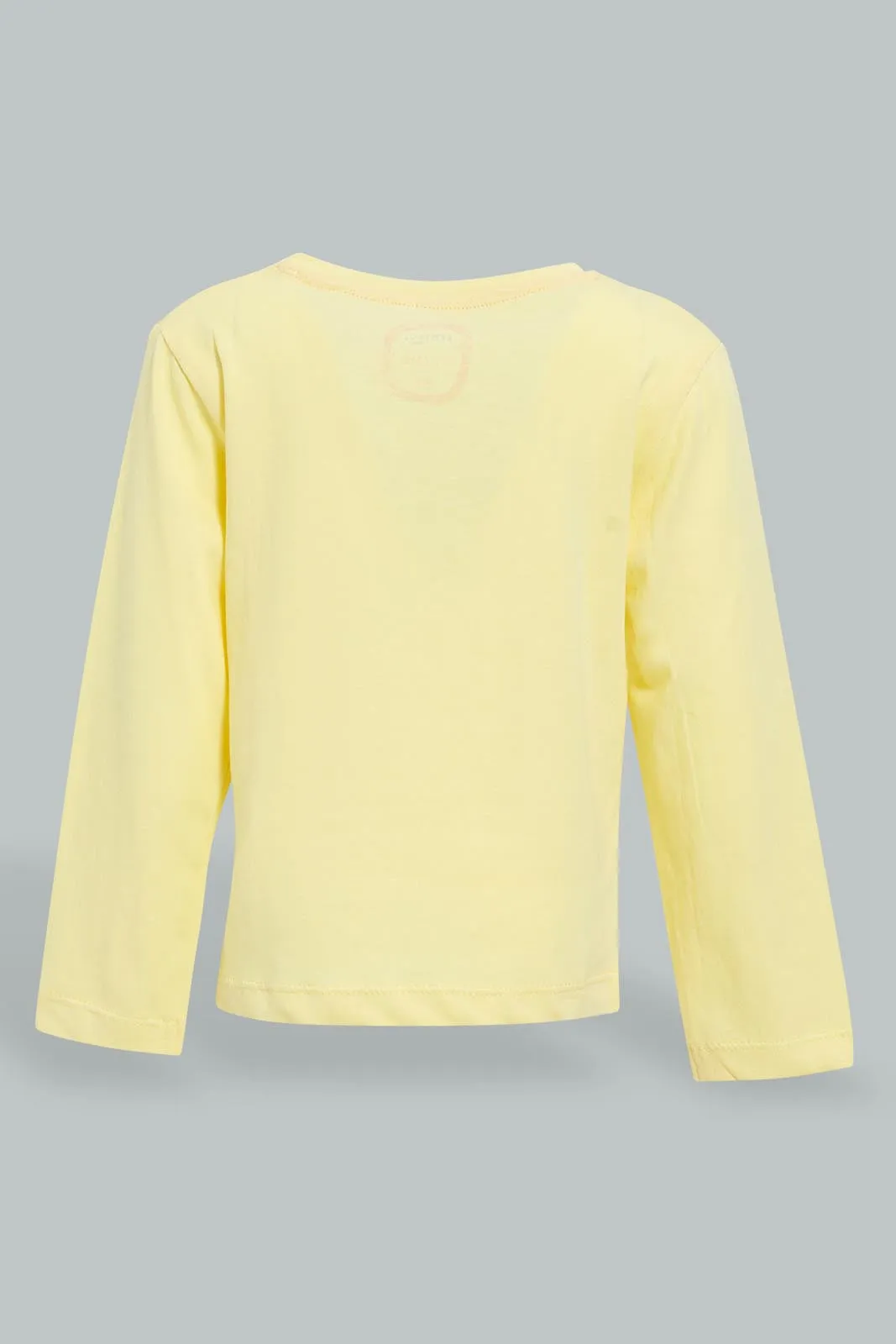 Yellow And Pink Bunny Pyjama Set For Baby Girls (2 Piece)