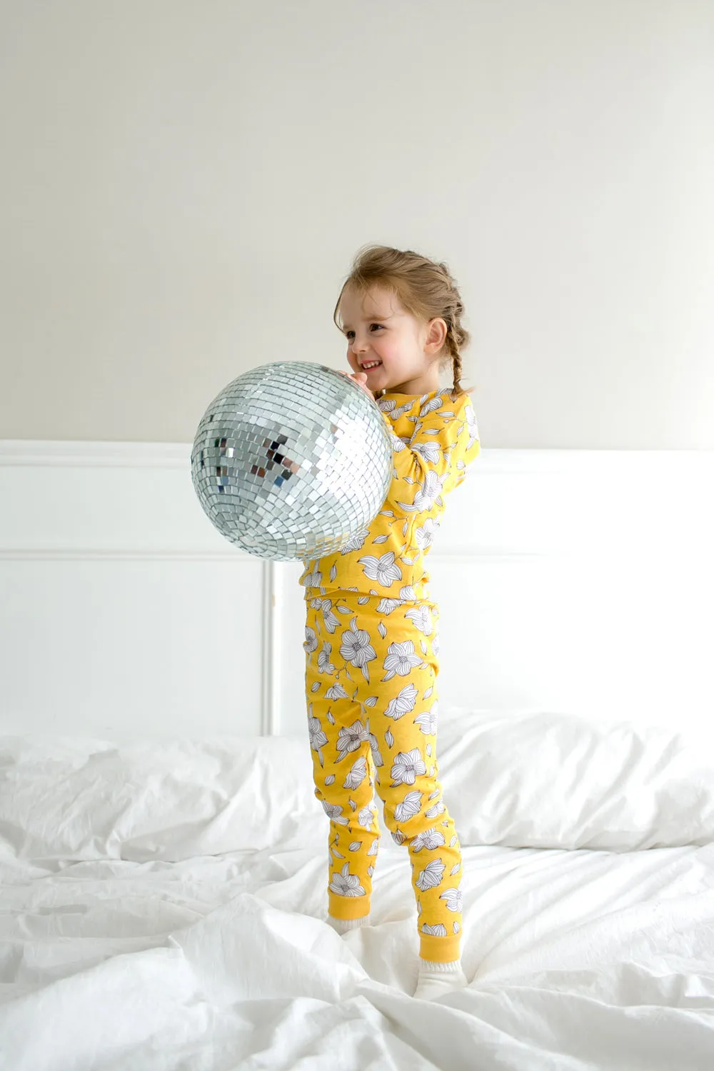 Yellow Bloom Long Sleeve Pajama