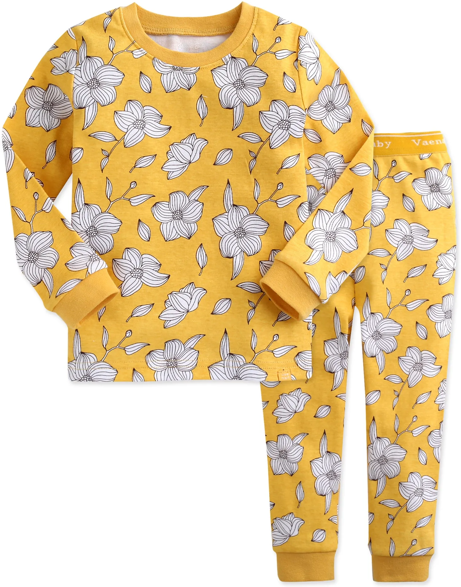 Yellow Bloom Long Sleeve Pajama