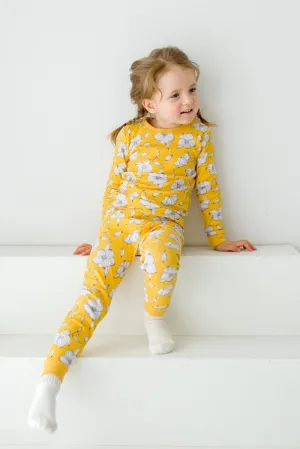Yellow Bloom Long Sleeve Pajama