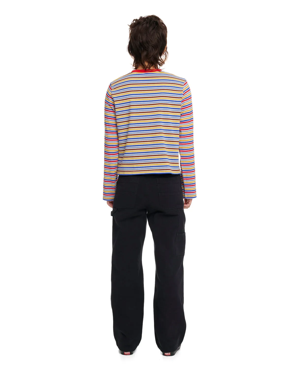 Yin Yang Striped Long Sleeve - Cherry Multi