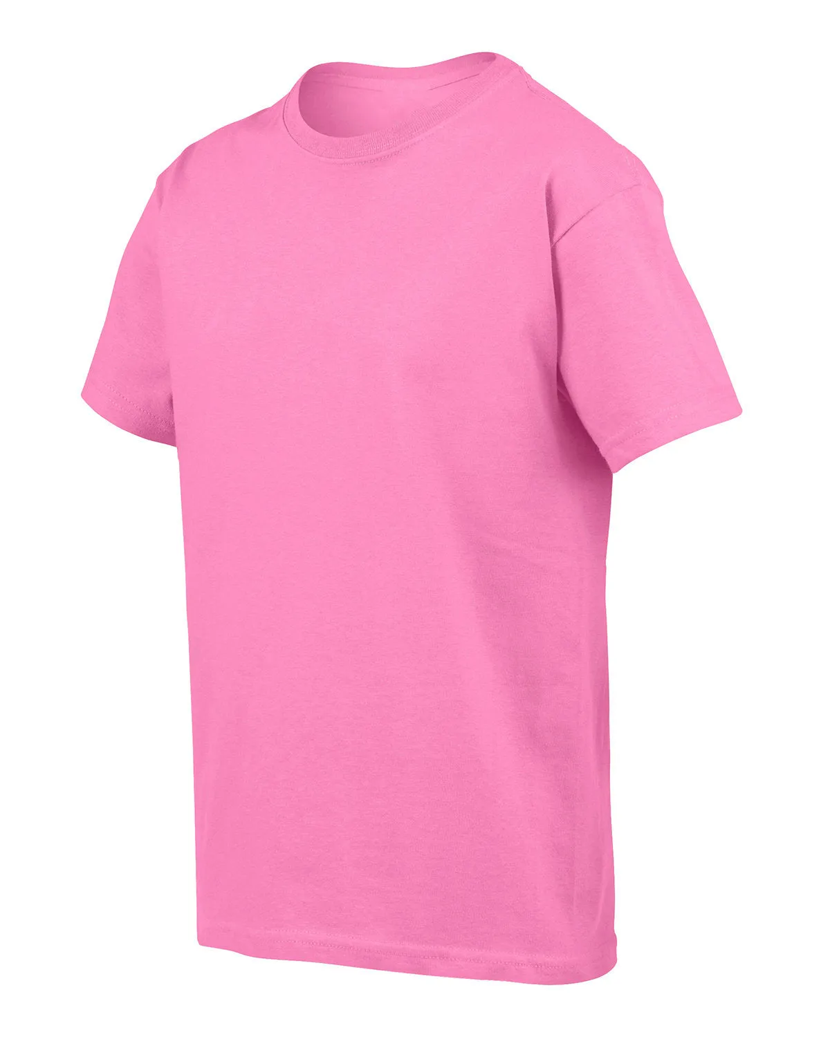 Youth Short Sleeve Crew Neck T-Shirt with Taped Neck and Shoulders
